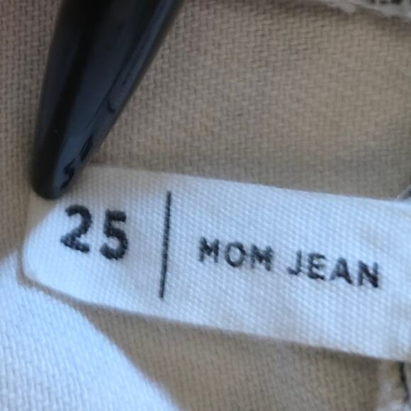 Pacsun Printed Checkered Mom Jeans Black and White Size 25 - Picture 8 of 9